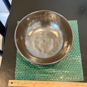 Jessica pewter stoneware serving bowl large brand new